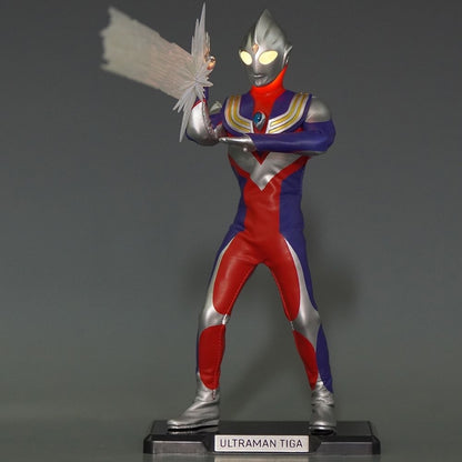 New Domestic Ultraman Tiga Cloth Figure - Composite Type, Glowing, Articulated Hand-Painted Model