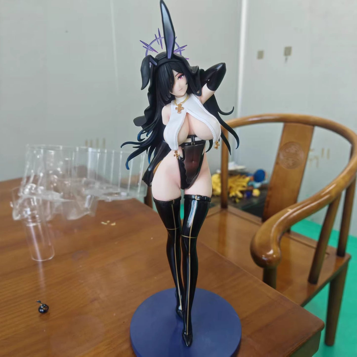 Xiaoxin Anime Rabbit Hole Series 14 4th Wave Black Nun Figure Anime Model Birthday Gift