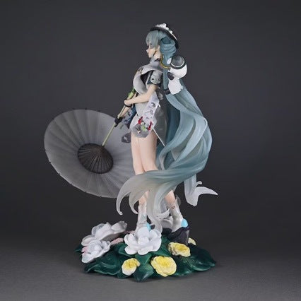 Panda Hatsune Miku Princess Future Bishoujo Anime Trend Desktop Birthday Gift GK Figure Statue