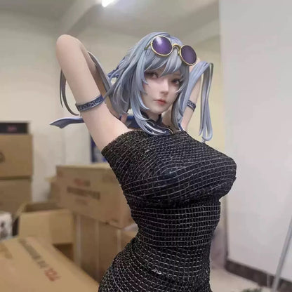 New 1/4 Swimsuit Jingliu Figure 2D Anime Girl Model Desktop Decoration