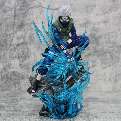 Naruto Ten Years Hundred Ninja Kakashi Might Guy Night Guy Obito Uchiha Anime Figure Model