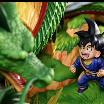 Dragon Ball Shenron & Kid Goku on Karin Tower Figure, Premium Version