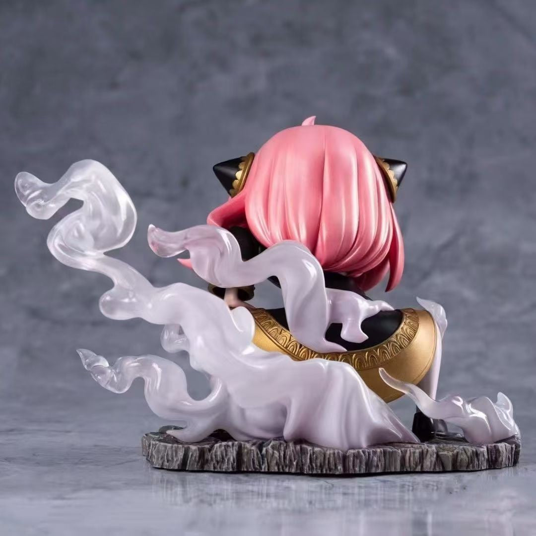 Spy x Family Anya Cosplay Luffy Gear Second Luffy Figure Anime Desktop Ornament