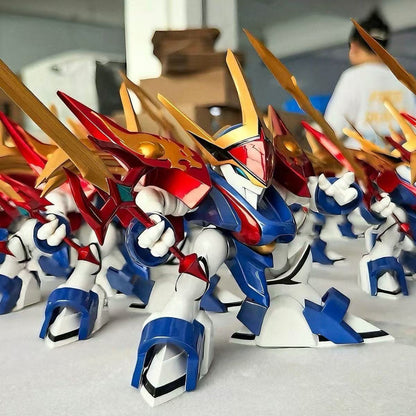 Demon God Hero Legend Seven Soul Dragon God Maru, God Dragon Fighter Dragon Strike Blue Battle Tiger Maru, Holy Dragon Phantom Dragon Maru Model