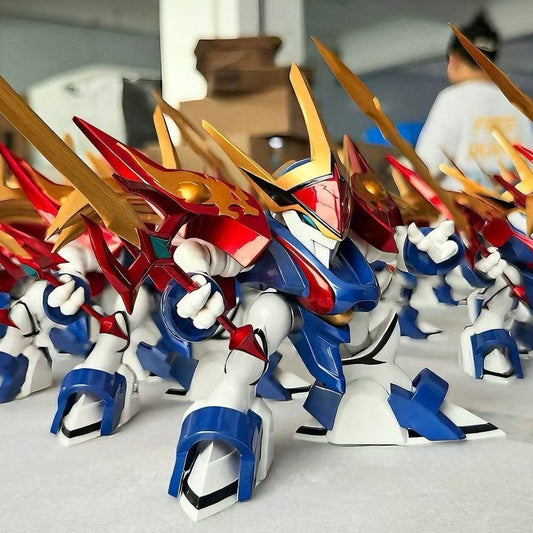 Demon God Hero Legend Seven Soul Dragon God Maru, God Dragon Fighter Dragon Strike Blue Battle Tiger Maru, Holy Dragon Phantom Dragon Maru Model