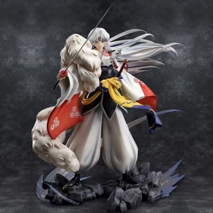 Inuyasha HM Big Sword Sesshomaru Battle Version Statue Figure Model