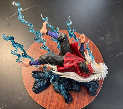 New Fallen Full-Painted Jiraiya Anime Model Figure Statue High Appearance Gift