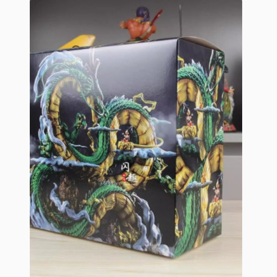 DX Dragon Ball GK YOYO Shenron & Young Goku Wishing Dragon Statue Anime Figure Model