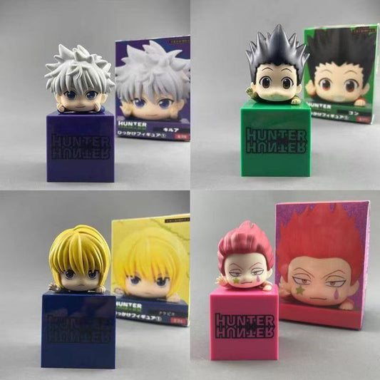 Gon Freecss Killua Zoldyck Kurapika Hisoka Plush Toy Hunter x Hunter Q Version Figure