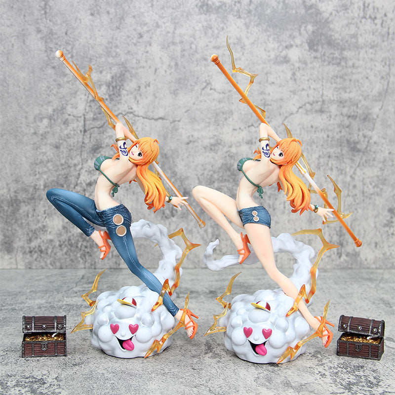 SH One Piece IU Popmax Resonance Nami Straw Hat Crew GK Figure Model Ornament