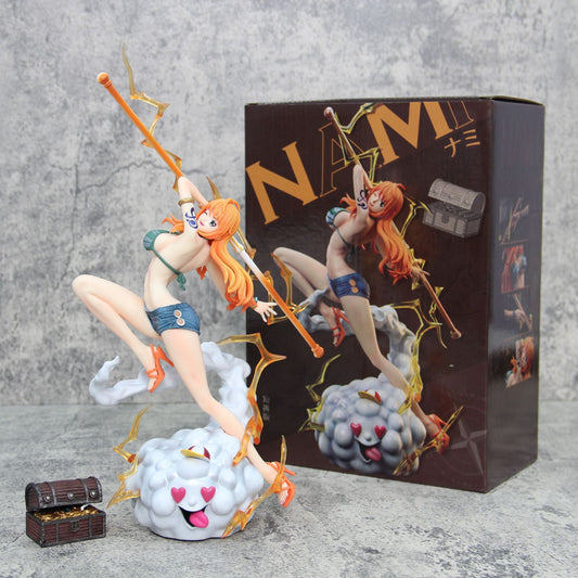 SH One Piece IU Popmax Resonance Nami Straw Hat Crew GK Figure Model Ornament