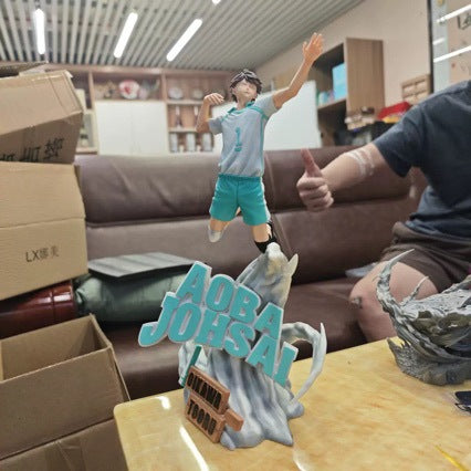 Chinese Haikyuu Hinata Shoyo Oikawa Tooru Scene Dynamic GK Figure Model Gift Statue