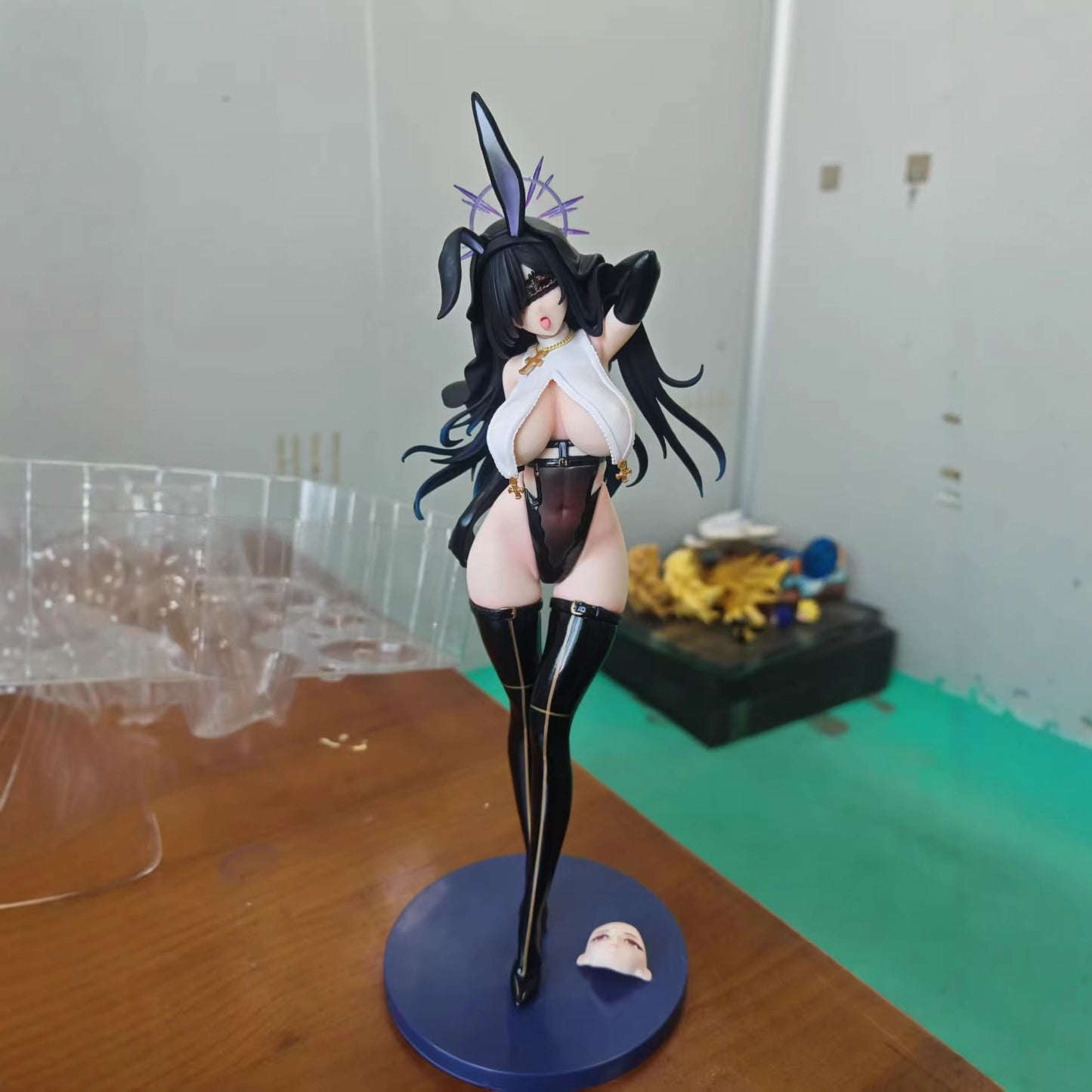 Xiaoxin Anime Rabbit Hole Series 14 4th Wave Black Nun Figure Anime Model Birthday Gift