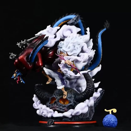 One Piece GK Tianhui Onigashima Arc Gear 5 Nika Luffy Light-Up Statue Model Boxed Figure