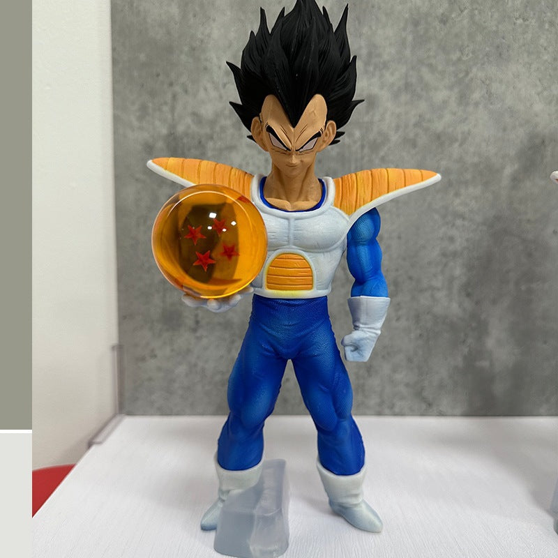 ZF Dragon Ball - White Hole Vegeta - Figure - Dragon Ball Anime Statue - Vegeta with Dragon Ball GK Gift