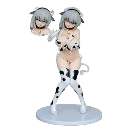 Uzaki-chan Cow Model Figure Anime Girl Computer Case Decoration Bed Hand Figure Swimsuit