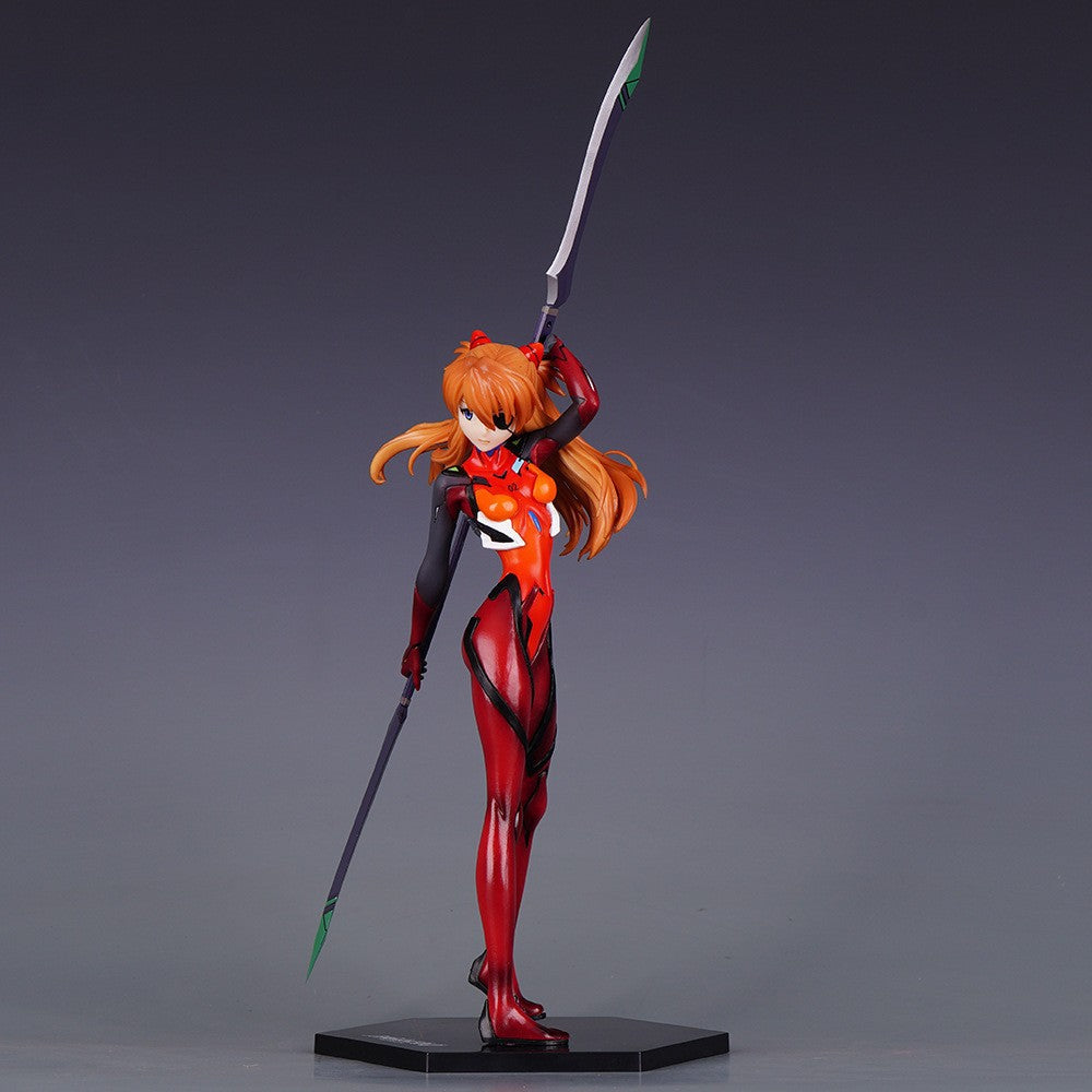 Evangelion Battle Suit Asuka Figure Anime Model