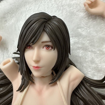 Tifa Figure Final Fantasy CR 2D Anime Girl Computer Case Model Decoration
