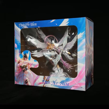 Anime Figure Angewomon Archer Battle Eight Wings Form Model Boxed