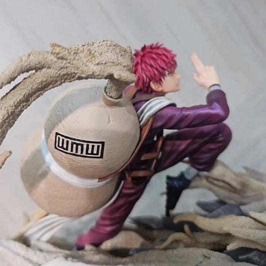 Naruto Anime Kimimaro Gaara Battle Form Figure Model GK Statue