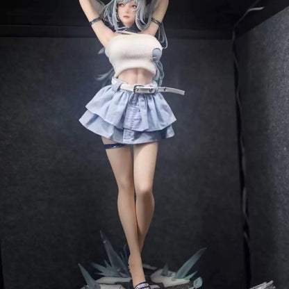 New 1/4 Swimsuit Jingliu Figure 2D Anime Girl Model Desktop Decoration