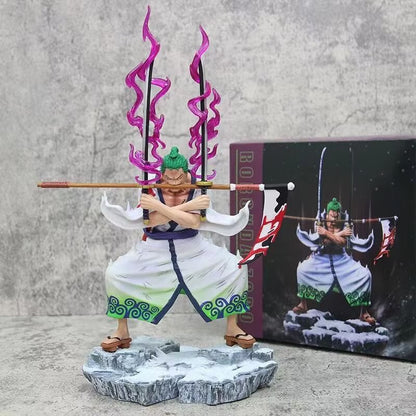 One Piece Onigashima Hell Oni Slash Zoro Three Sword Style Death Scythe Boxed Figure