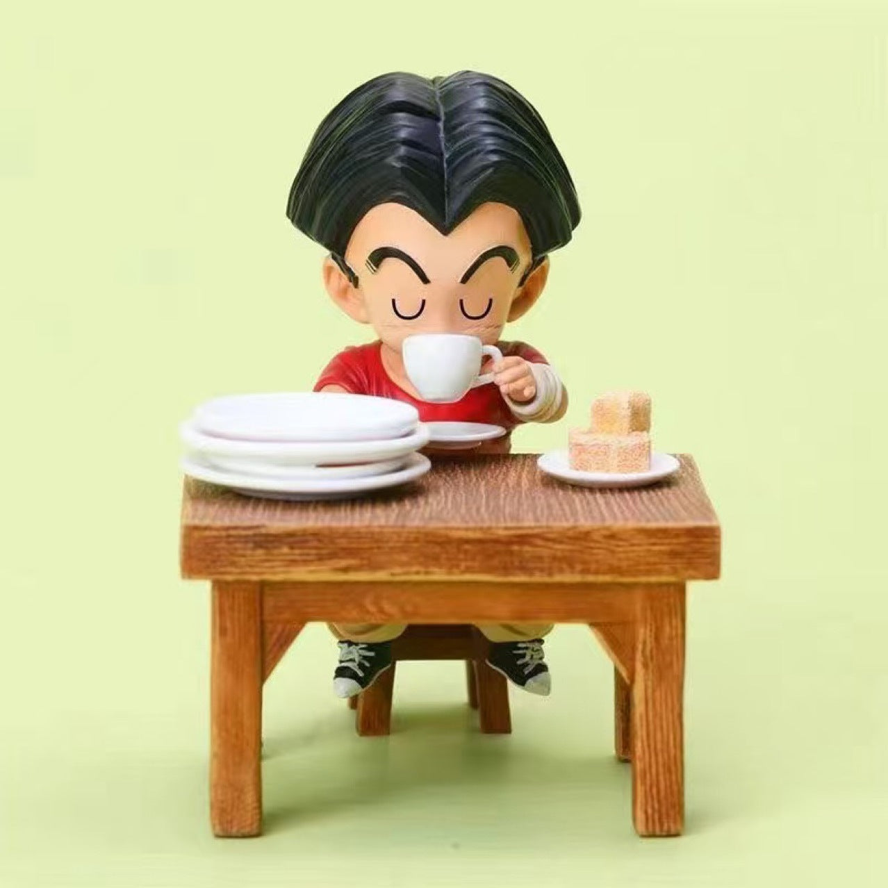 Dragon Ball GK Vegeta Eating Rice Figure - Goku Dining Scene Model Birthday Gift