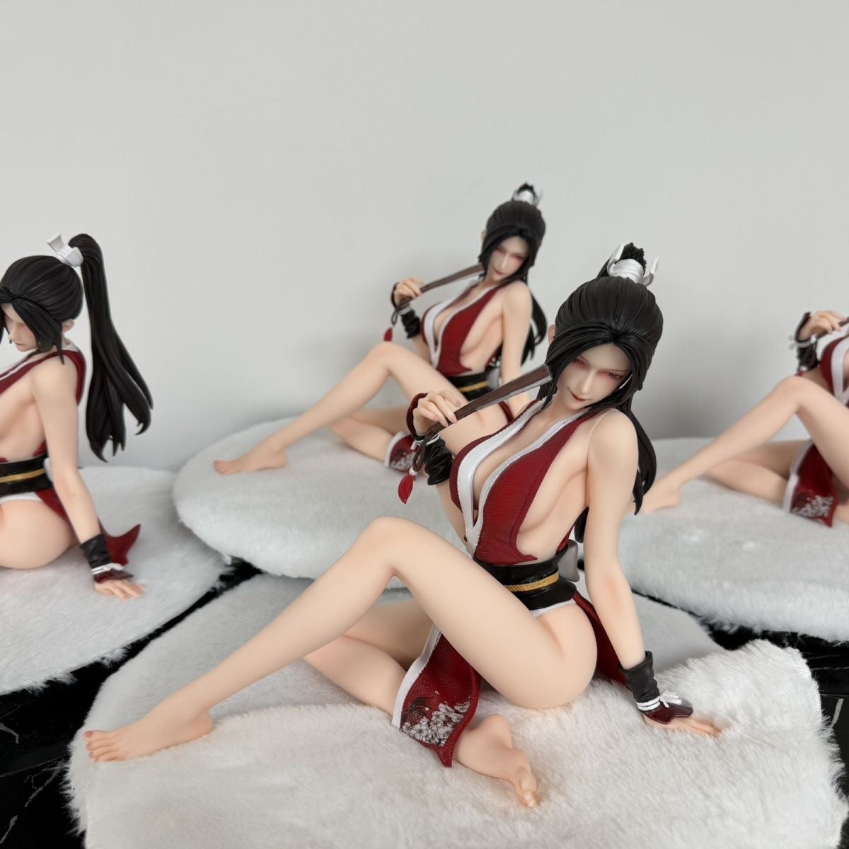 Sitting Mai Shiranui 1/4 Female Sculpture Series Zhenxian's Bath Anime Figure