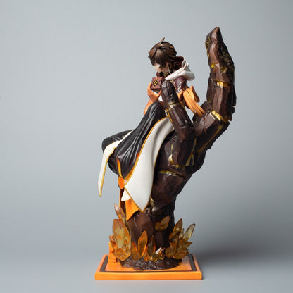 Game Merch GK Zhongli Dust Lord Rex Lapis Figure Model Ornament