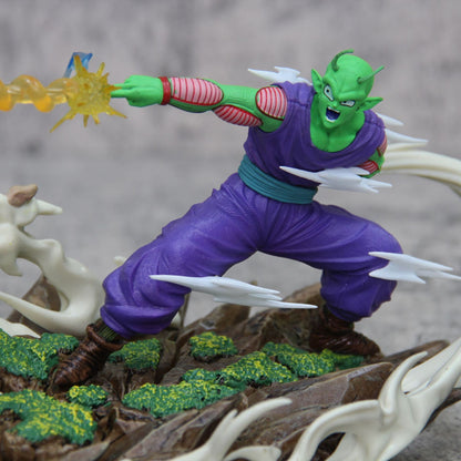 Super Saiyan GK Piccolo Goku vs Raditz Goku Brother Statue Scene Model Boxed Figure