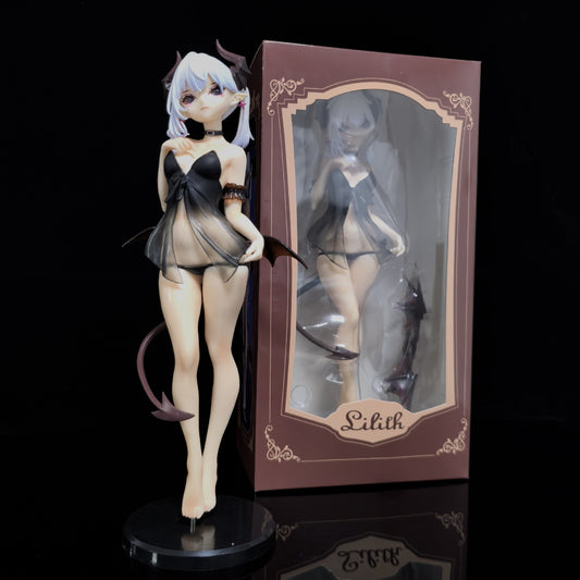Premium Version Lilith Anime Sexy Desktop Model with Movable Eyes and Tail