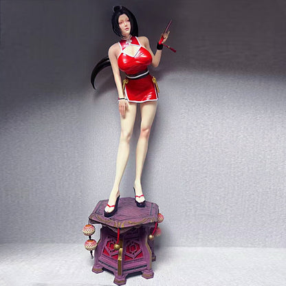 SH Mai Shiranui Figure Red Dress Edition Sexy Girl Model Large Doll King of Fighters