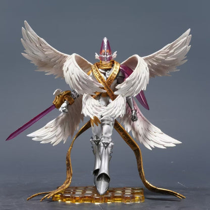 Anime WarGreymon Omnimon HolyAngemon Figure Model Statue Desktop Ornament