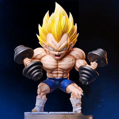 ZF Dragon Ball Fitness Vegeta Gohan Goku Bida GK Statue Figure Model