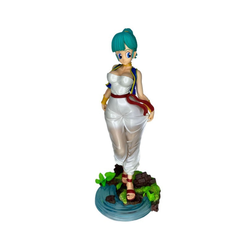 Z Dragon Ball Anime Zhuque Bulma Trendy Desktop Model GK Figure Statue