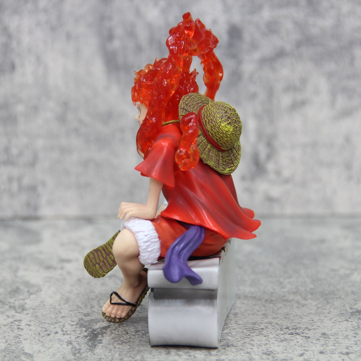 One Piece Nika Luffy GK Sun God Gear 5 B-HS Sitting Model Figure Boxed