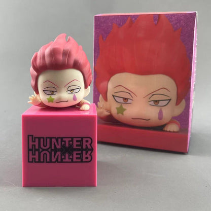Gon Freecss Killua Zoldyck Kurapika Hisoka Plush Toy Hunter x Hunter Q Version Figure