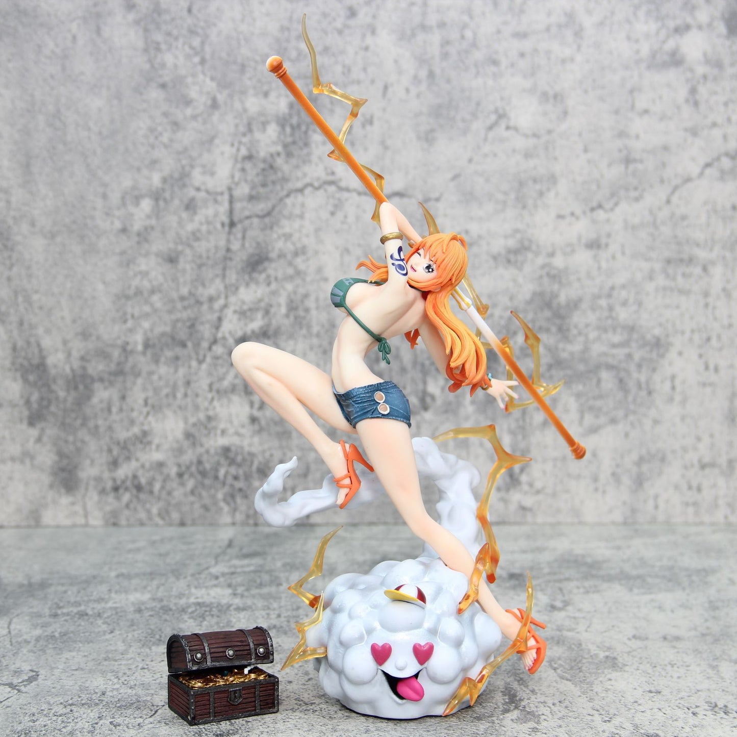 SH One Piece IU Popmax Resonance Nami Straw Hat Crew GK Figure Model Ornament