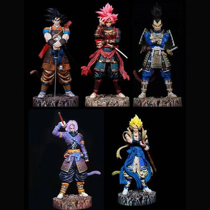Dragon Ball Samurai Young Gohan Trunks Majin Vegeta Piccolo Gogeta Cell Figure