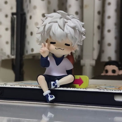 Reproduction Hunter x Hunter Cute Killua Cat Q Version Desktop Figure Model Birthday Gift