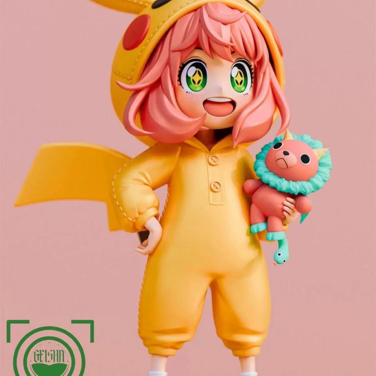 Spy x Family Anya Cosplay Pikachu Figure 2D Bishoujo Desktop Ornament Gift Model