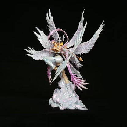 Anime Figure Angewomon Archer Battle Eight Wings Form Model Boxed