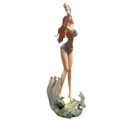 One Piece Nami Swimsuit Figure, Anime Collectible Toy, Desktop Display Model