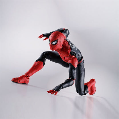 SHF Avengers Far From Home Red Gold Red Black Iron Spider-Man Action Figure Model