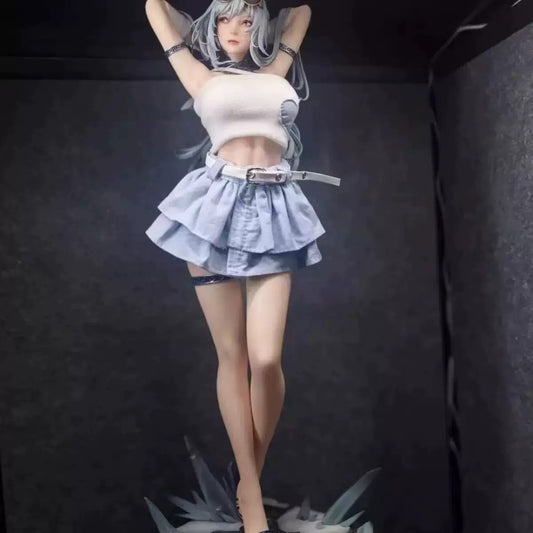 New 1/4 Swimsuit Jingliu Figure 2D Anime Girl Model Desktop Decoration