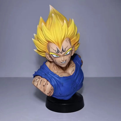 Xiaoxin Anime Super Saiyan GK Evil Vegeta 1:1 Half Body Bust Figure Anime Model