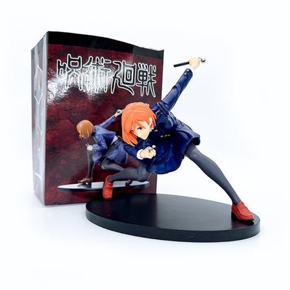 Jujutsu Kaisen Figure Gojo Satoru Yuji Itadori Nobara Kugisaki Car Decoration