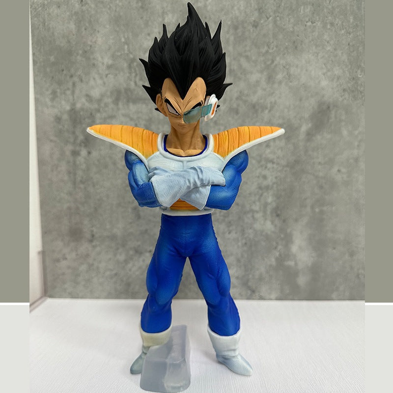 ZF Dragon Ball - White Hole Vegeta - Figure - Dragon Ball Anime Statue - Vegeta with Dragon Ball GK Gift