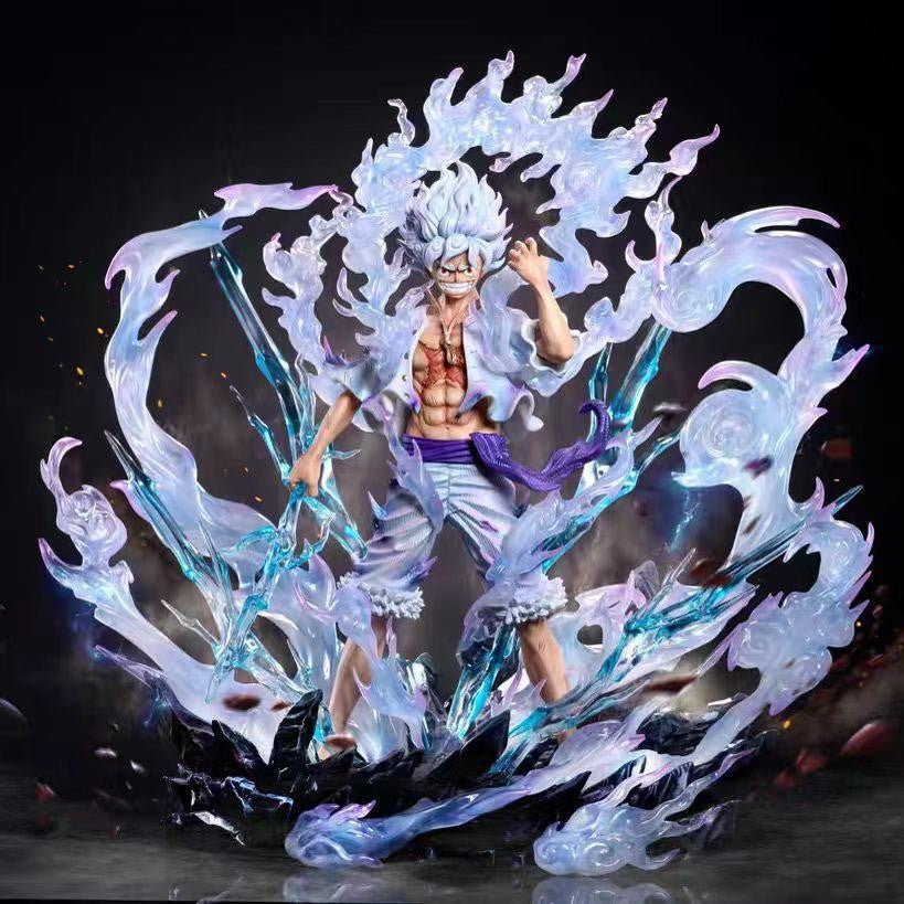 JT Statue Brother One Piece Buster Nika Sun God Lightning Form Model Anime Figure Statue