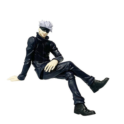 Jujutsu Kaisen Figure Anime Yuji Itadori Sorcerer Pose Chair Sitting Gojo Satoru Figure Model